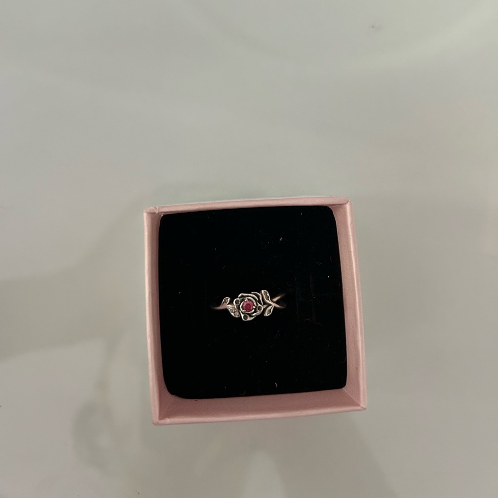 Pandora Silver Rose Ring